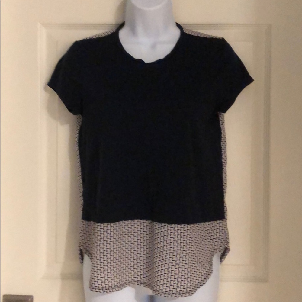 Ann Taylor Blouse with Print
